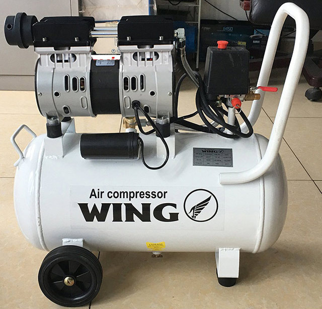 Máy bơm nén khí không dầu Wing TW-OF550-25L